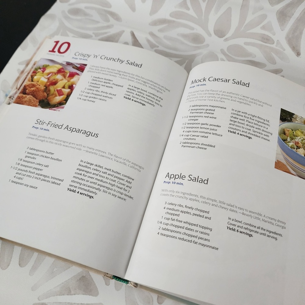 Taste of Home The Busy Family Cookbook Abridged Hardcover 275 Fast Recipes - Picture 4 of 5